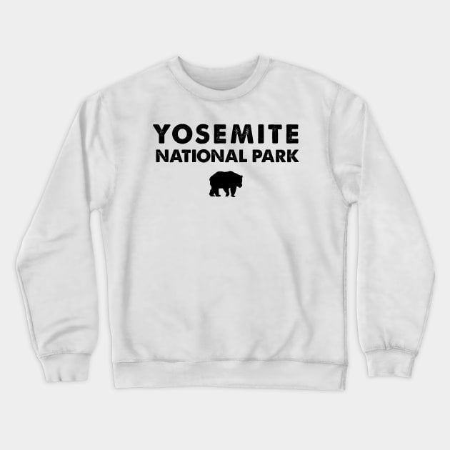 Yosemite National Park Retro Crewneck Sweatshirt by roamfree